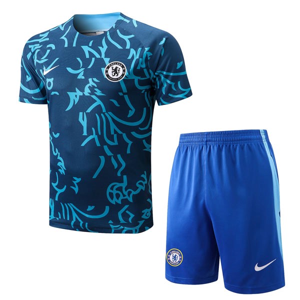 Camiseta Entrenamiento Chelsea Conjunto Completo 2022/23 Azul